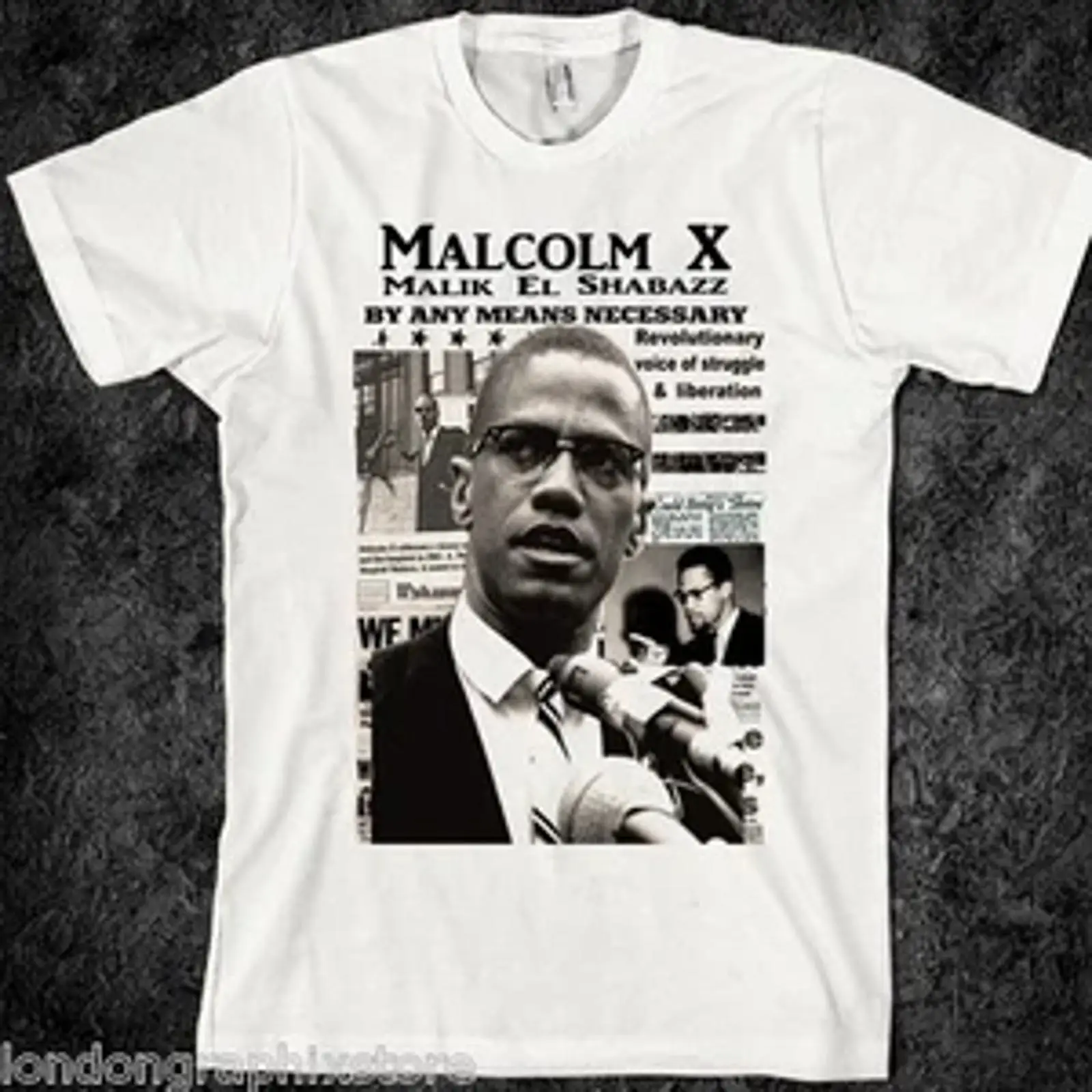 Men'S Fashion History - Футболка Malcolm X Black History Lives