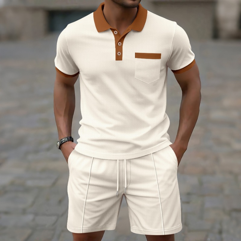 Quality Men'S Fashion - Новейший летний мужской модный повседневный комплект