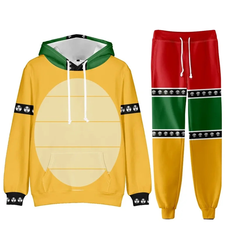 Streetwear Hoodie - l2025l Новый Косплей Super Brothers Bowser