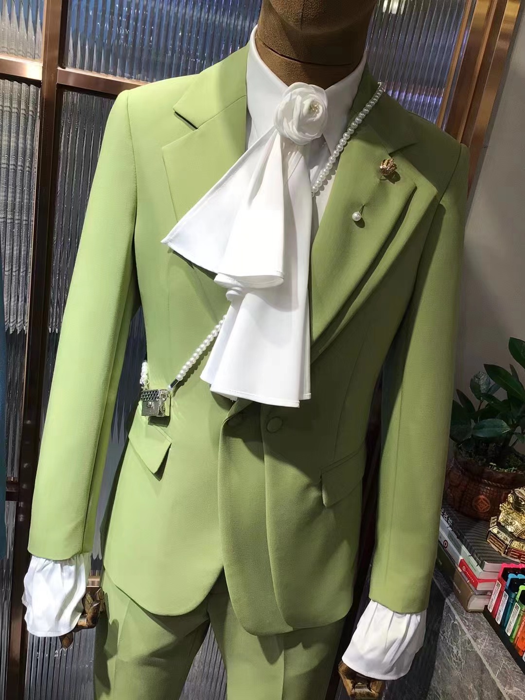 Mens Fashion Blazer - Новейший дизайн на заказ, Модные Зеленые