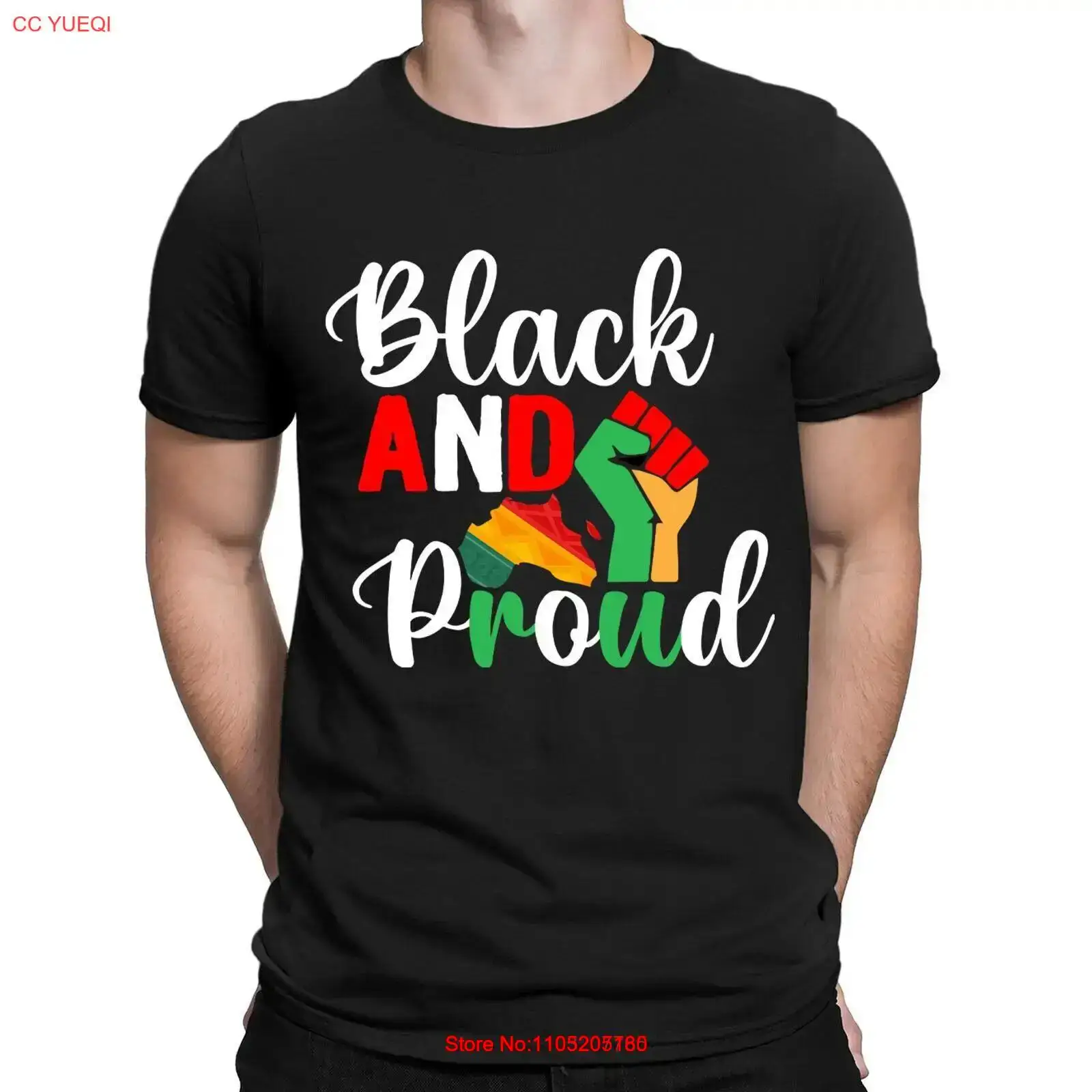 Men'S Fashion History - Футболка Black And Proud Pride History,