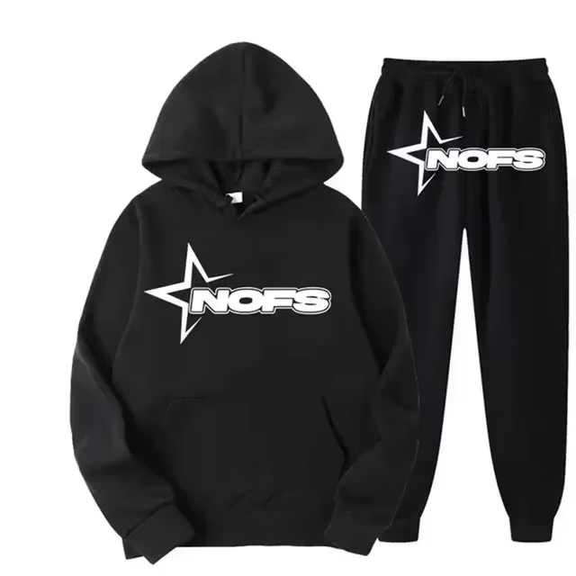 Streetwear Hoodie - Мужской спортивный костюм 2026: худи с