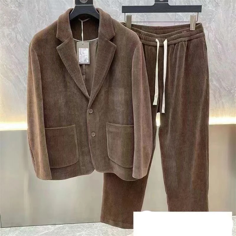 Mens Fashion Casual Outfits - Модный мужской костюм: весенне-осенний комплект из