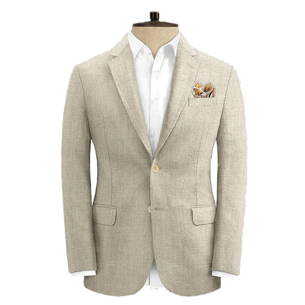 Mens Fashion Blazer - Роскошные летние дышащие пиджаки из 100%