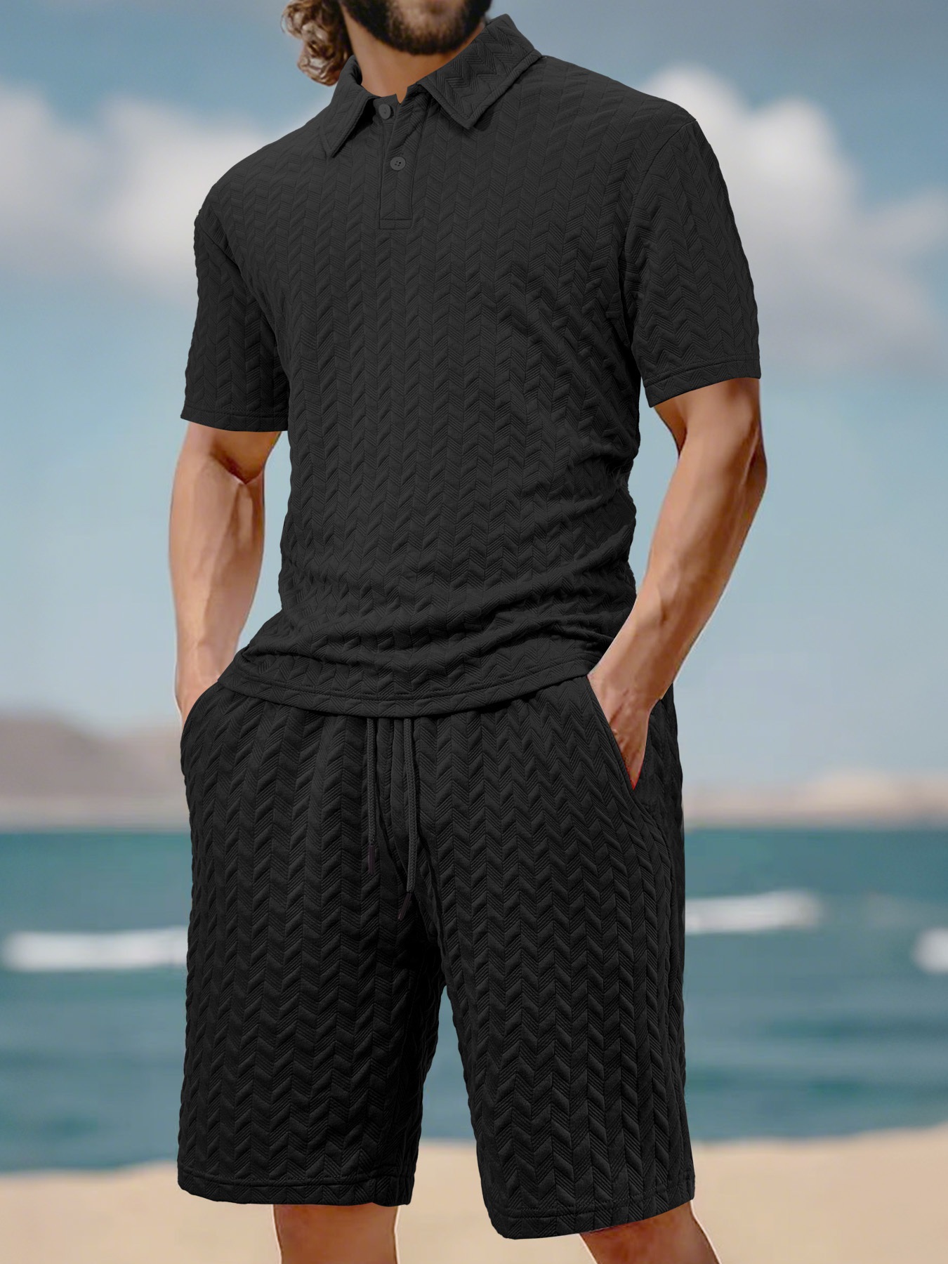 Men'S Fashion And Style - Спортивный повседневный комплект из двух предметов: