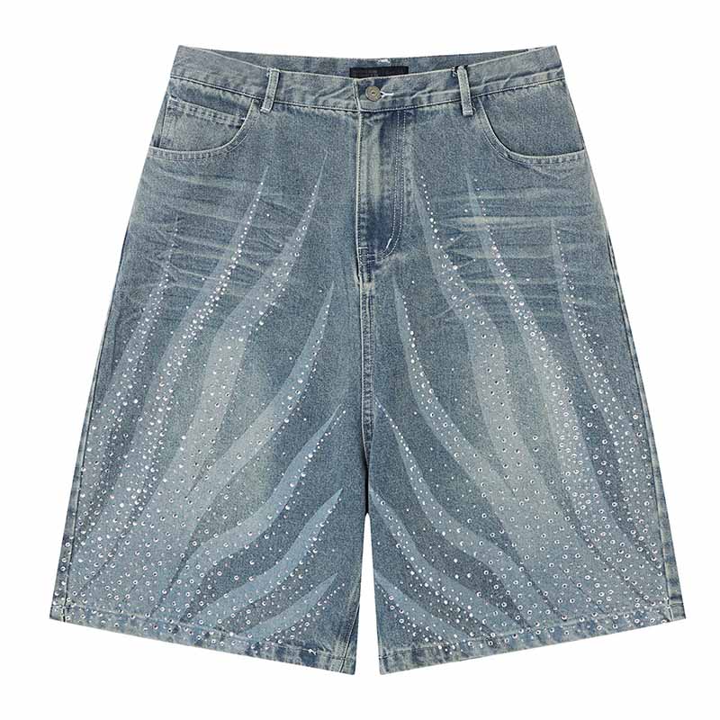 Men'S Fashion Jeans - Винтажные модные джинсовые шорты в стиле