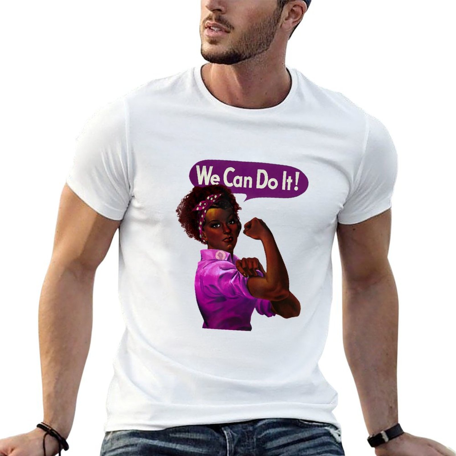 Men'S Fashion History - Футболка Rosie the Riveter Black History,