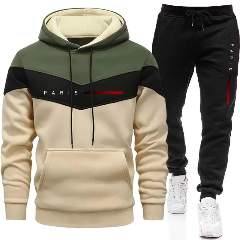 Mens Fashion Casual Outfits - Мужской спортивный костюм Paris Fashion: повседневные
