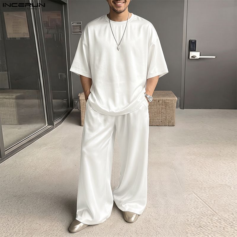 Мужские комплекты INCERUN: одн – обзор и цена Men'S Fashion Loose Pants