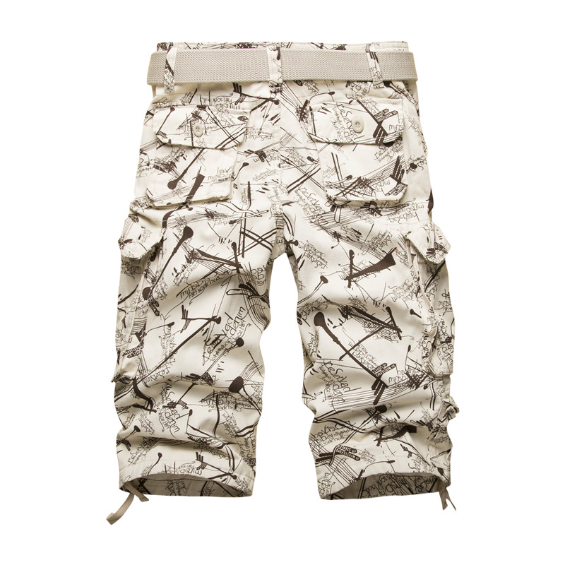 Мужские хлопковые шорты-карго  – обзор и цена Mens Fashion Camo Pants