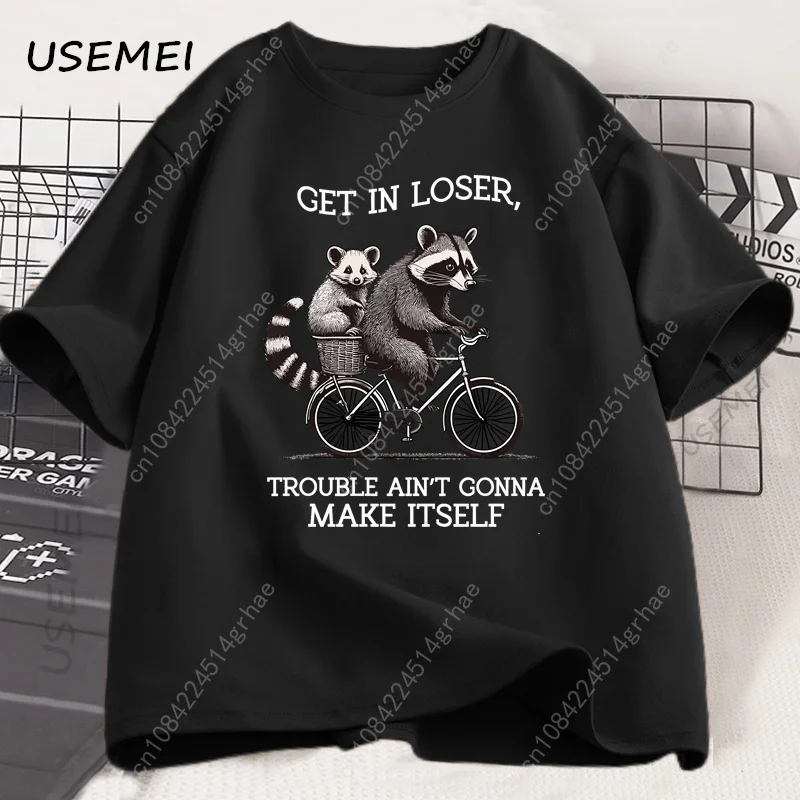Футболка Get in Loser с забавн – обзор и цена Graphic Tee Oversized