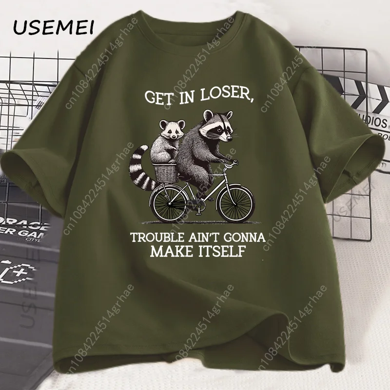 Футболка Get in Loser с забавн – обзор и цена Graphic Tee Oversized