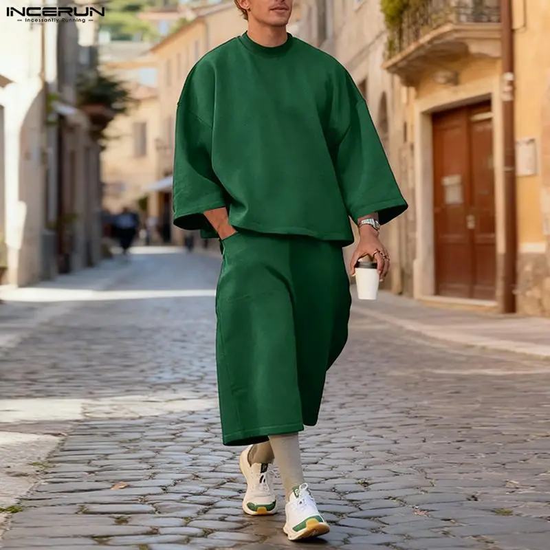 Мужской комплект INCERUN: одно – обзор и цена Streetwear Hoodie