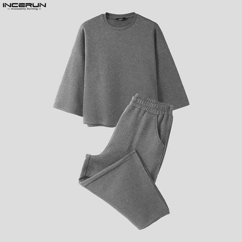 Мужской комплект INCERUN: одно – обзор и цена Streetwear Hoodie