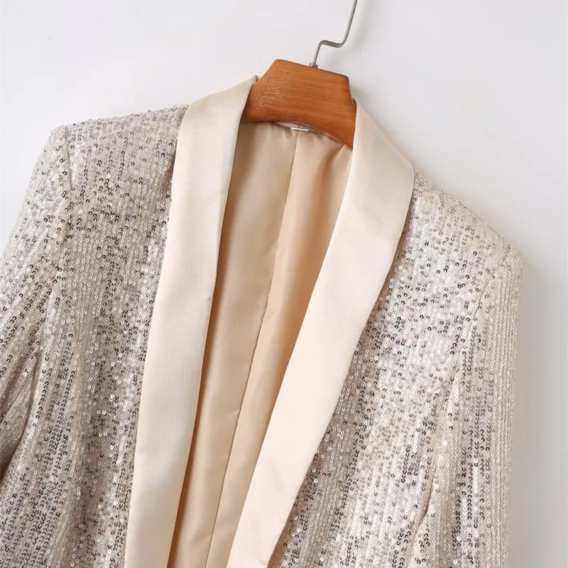 Модный костюм с серебряными бл – обзор и цена Mens Fashion Blazer