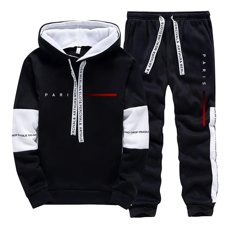 Мужской комплект в стиле париж – обзор и цена Streetwear Hoodie