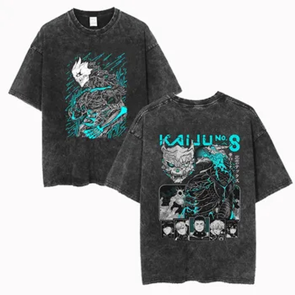 Футболки «Кайджу №8»: Аниме-фу – обзор и цена Graphic Tee Oversized
