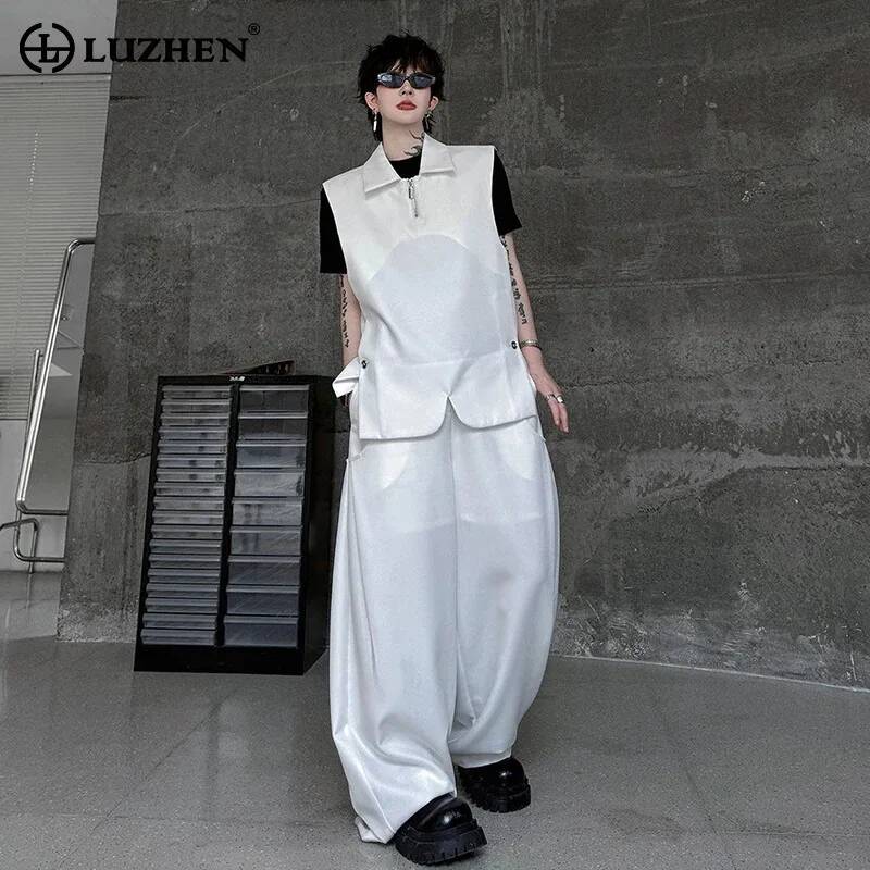 Жилет LUZHEN 2026, модный летн – обзор и цена Men'S Fashion Loose Pants