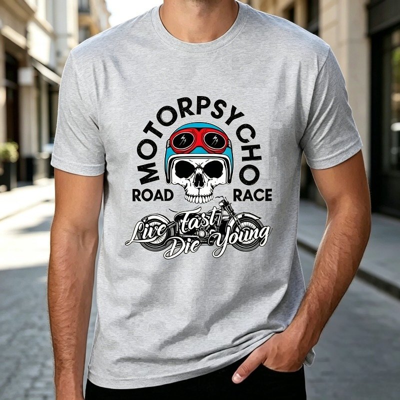 Футболка Motopsyco Biker Skull – обзор и цена Mens Fashion Young