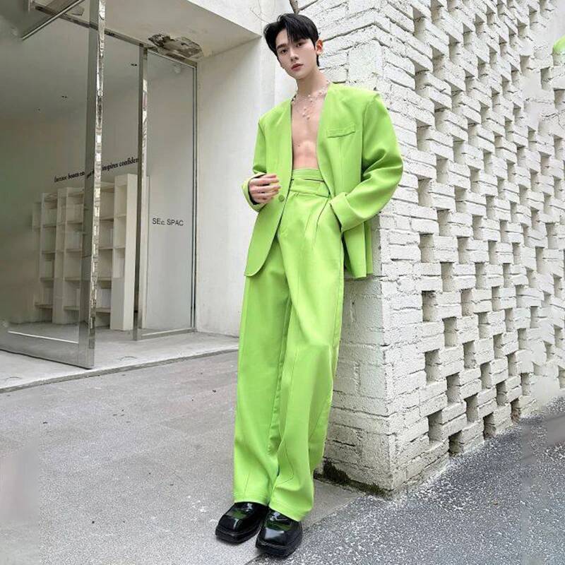 LUZHEN 2026 Весенний новый одн – обзор и цена Mens Fashion Blazer