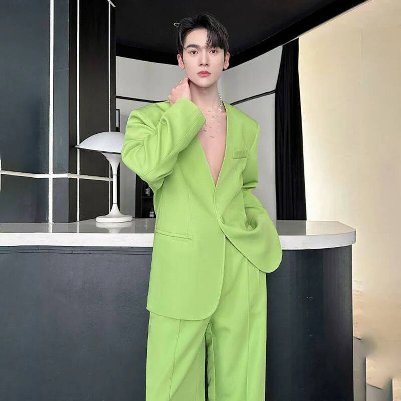 LUZHEN 2026 Весенний новый одн – обзор и цена Mens Fashion Blazer