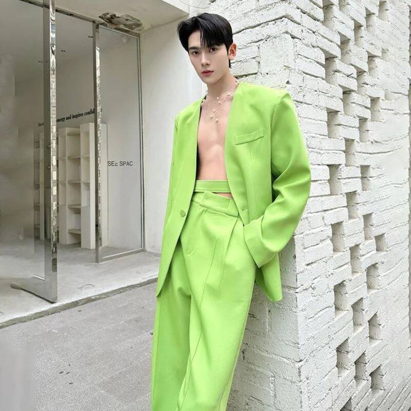 LUZHEN 2026 Весенний новый одн – обзор и цена Mens Fashion Blazer