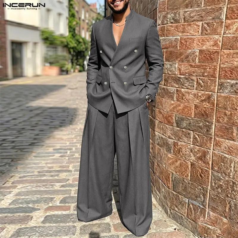 Мужские комплекты INCERUN: одн – обзор и цена Mens Fashion Blazer