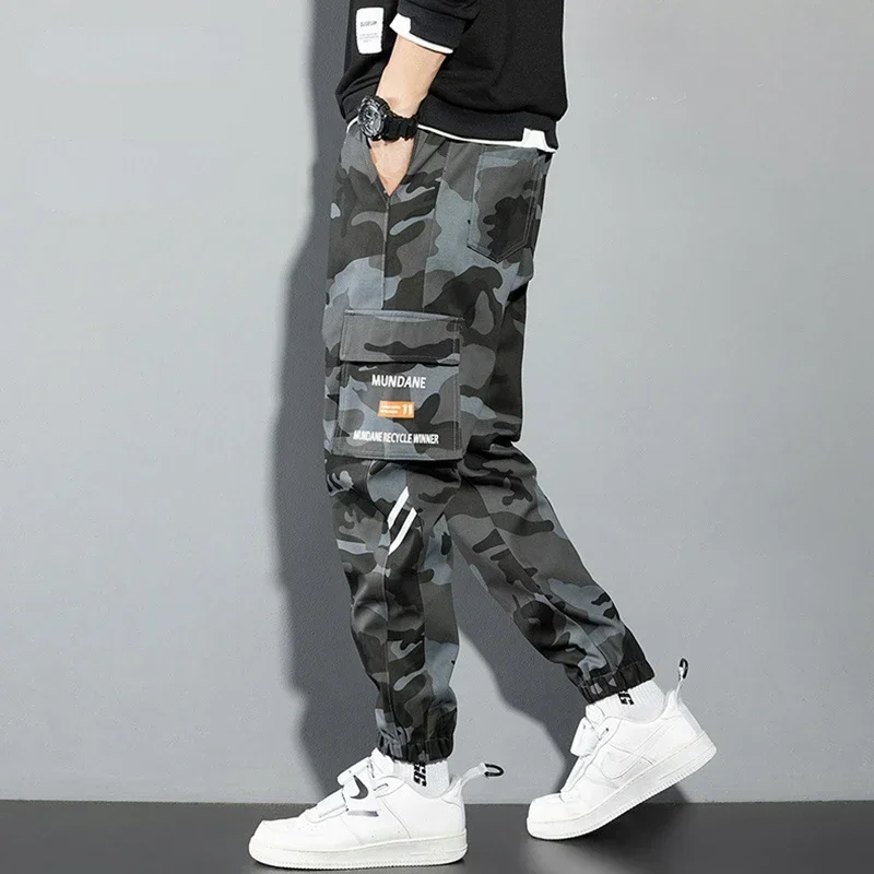 Новые корейские модные повседн – обзор и цена Mens Fashion Camo Pants