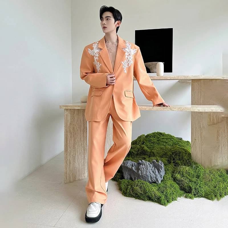 LUZHEN Весенняя Новая Элегантн – обзор и цена Mens Fashion Blazer