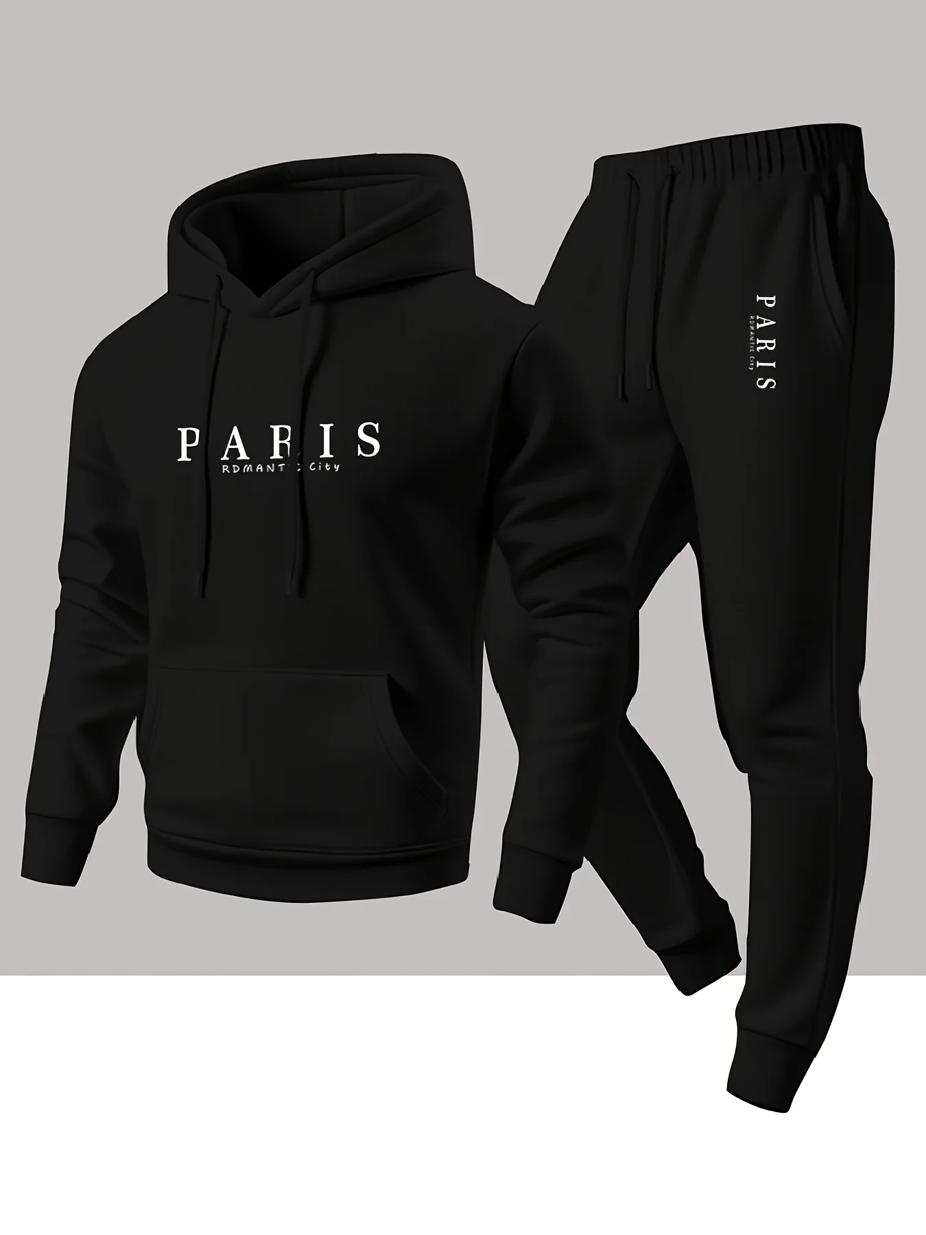 Мужской комплект в парижском с – обзор и цена Streetwear Hoodie