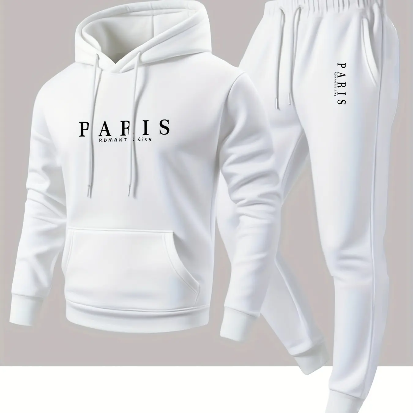Мужской комплект в парижском с – обзор и цена Streetwear Hoodie